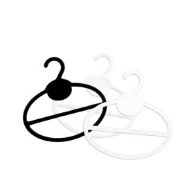 علاقة شال بيضاوي اسود / وشفاف